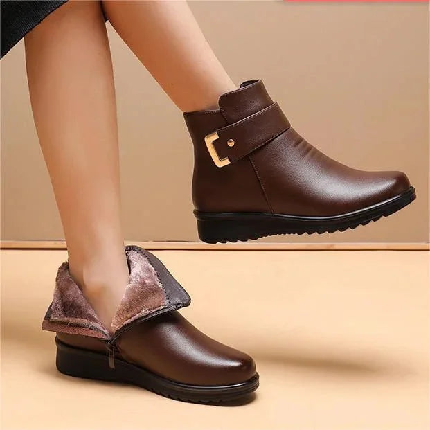 Zaffy - Comfort Leather Boots-15548991144309-Nancy & Mae Savannah