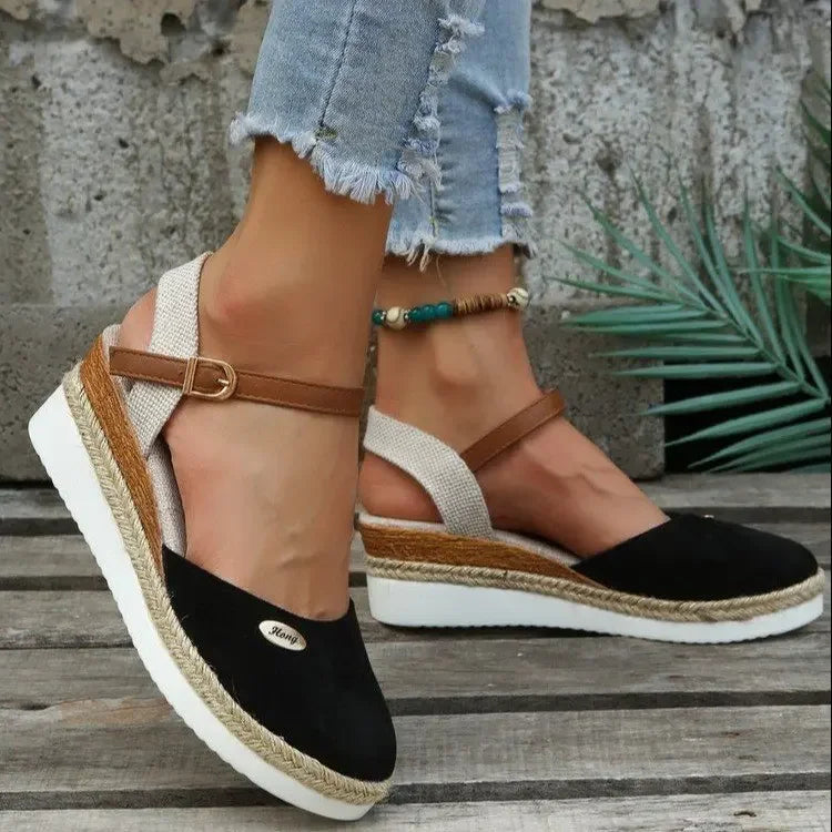 Zara - Rope Orthopedic High Heels-15547822080373-Mirella Fiore