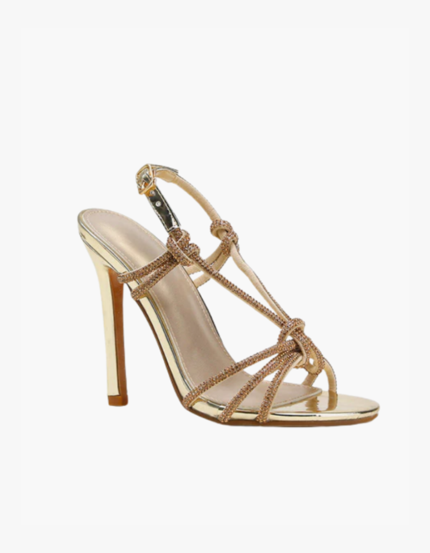 Zélie – Sparkling design – Rhinestone multi-strap heels-15133991240053-Mirella Fiore