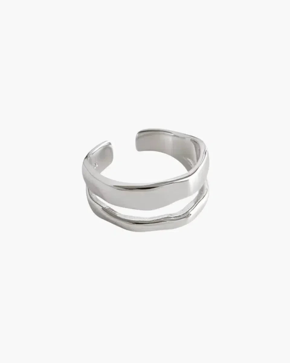 Zenitha – Moon design – Silver ring-15227807039861-Nancy & Mae Savannah
