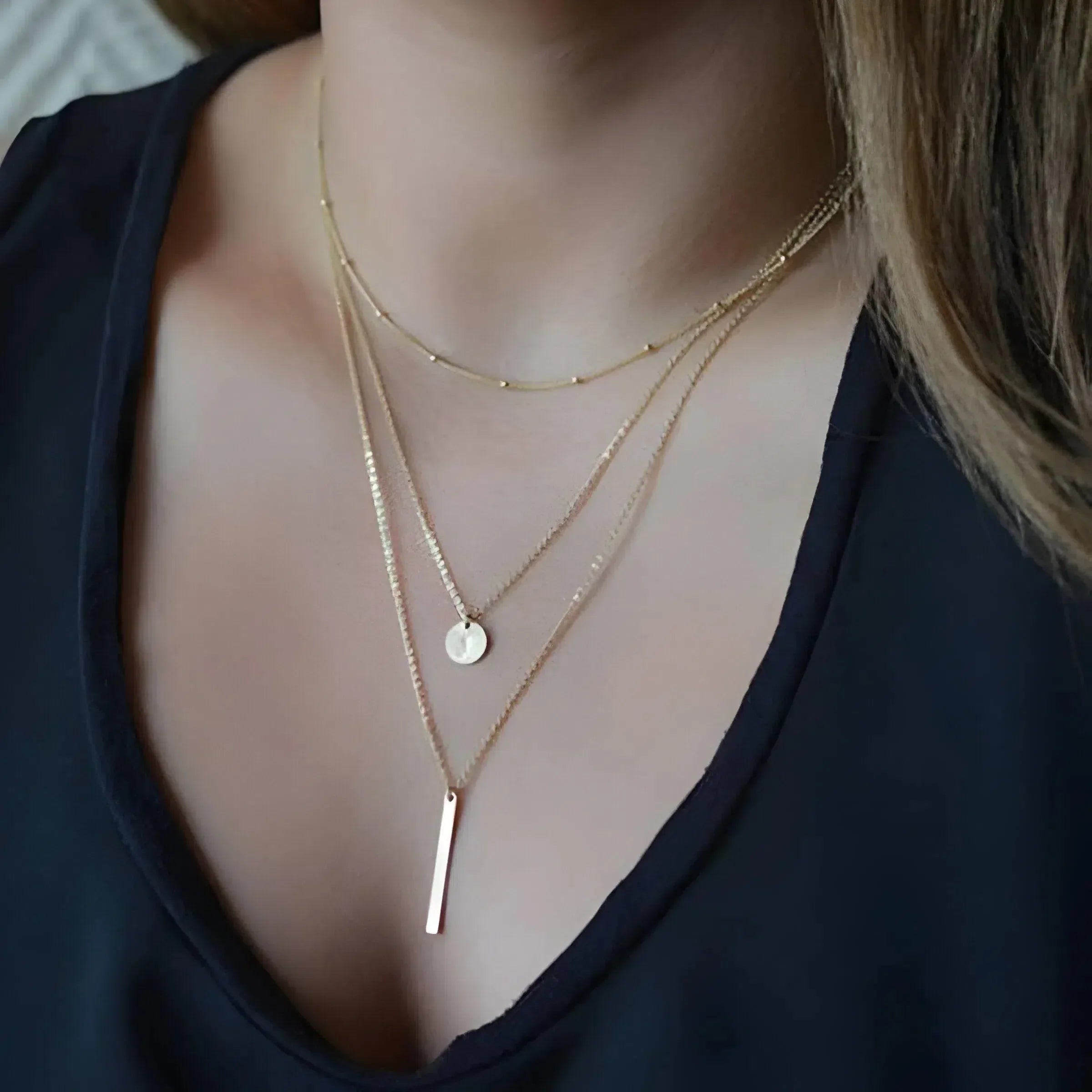 Zenoria – Layered design – Necklace-15227799765365-Mirella Fiore