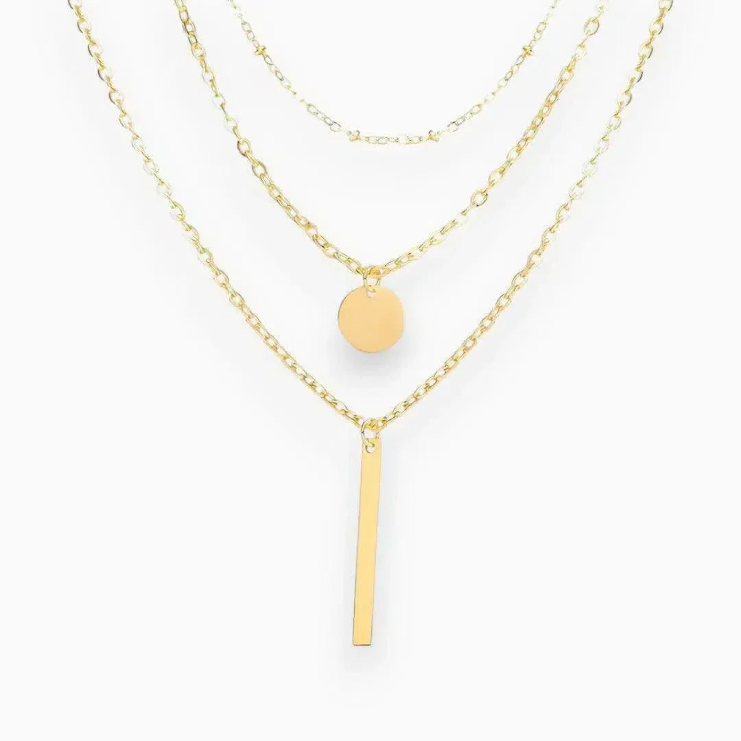 Zenoria – Layered design – Necklace-15227799765365-Nancy & Mae Savannah