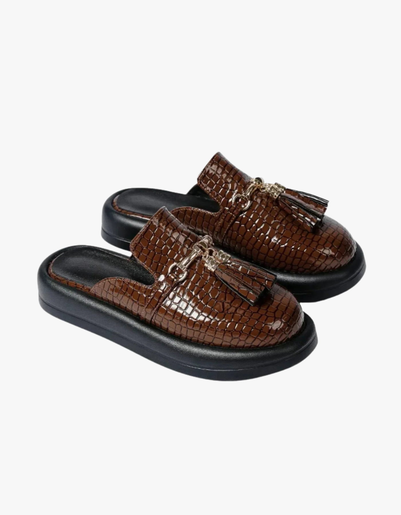 Zéphora – Glossy patent – Leather slides-15133991305589-Mirella Fiore