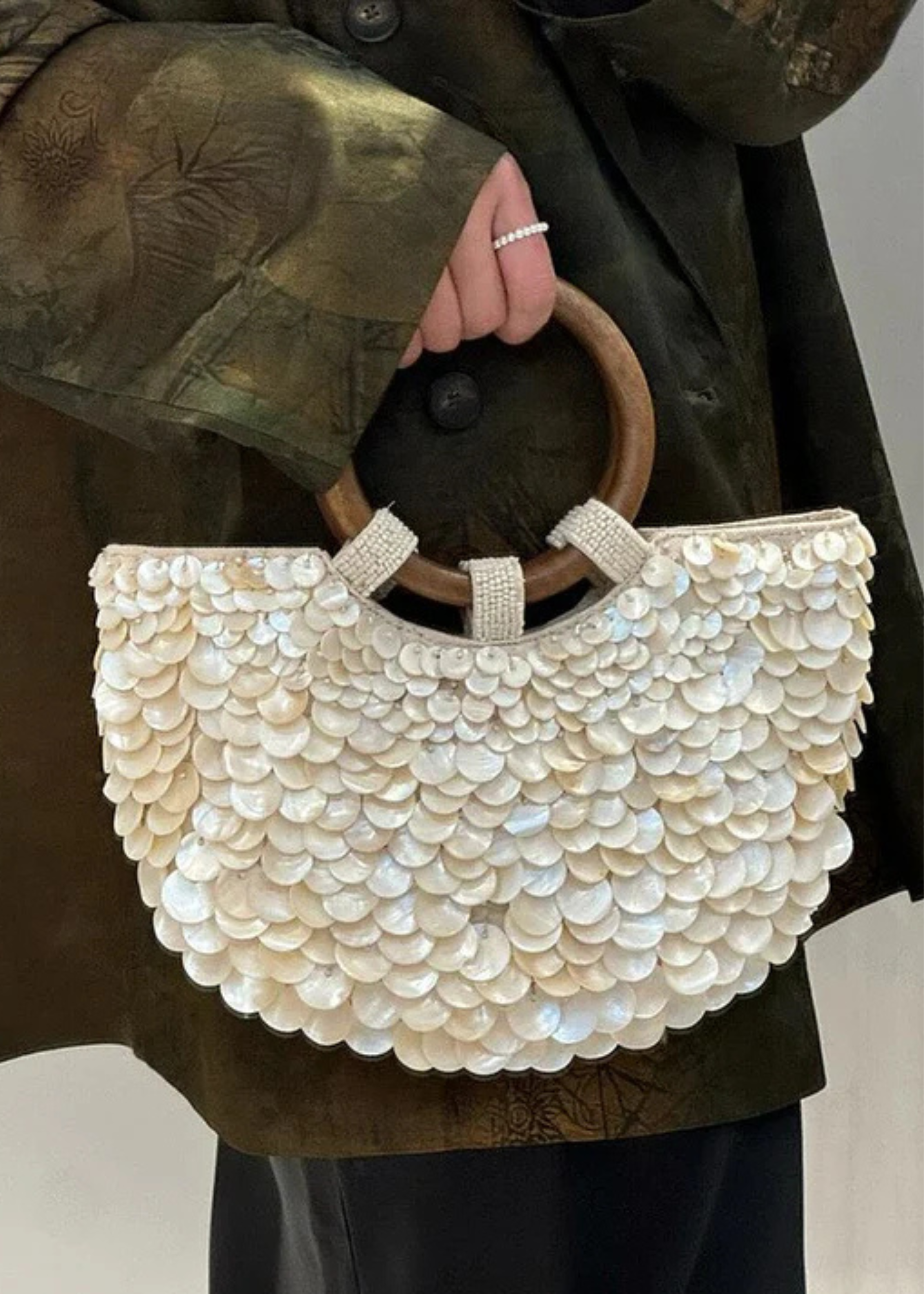 Ziaza – Sequin shell – Statement summer bag-15133817504117-Mirella Fiore