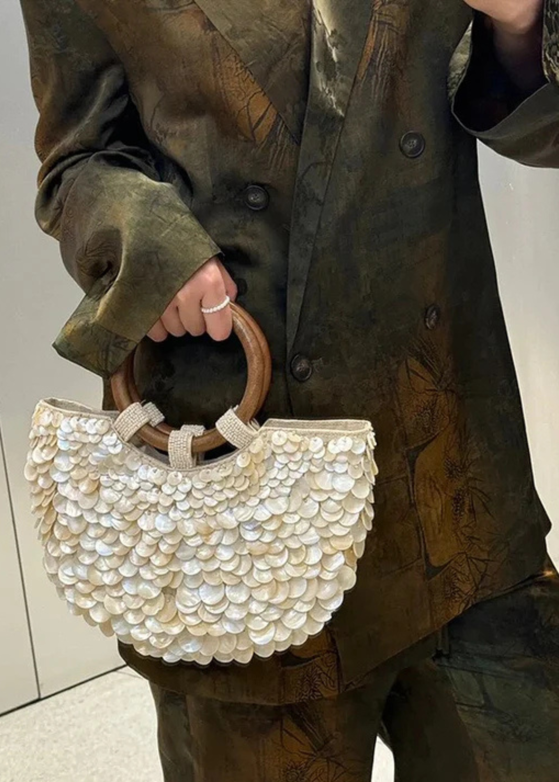 Ziaza – Sequin shell – Statement summer bag-15133817504117-Nancy & Mae Savannah