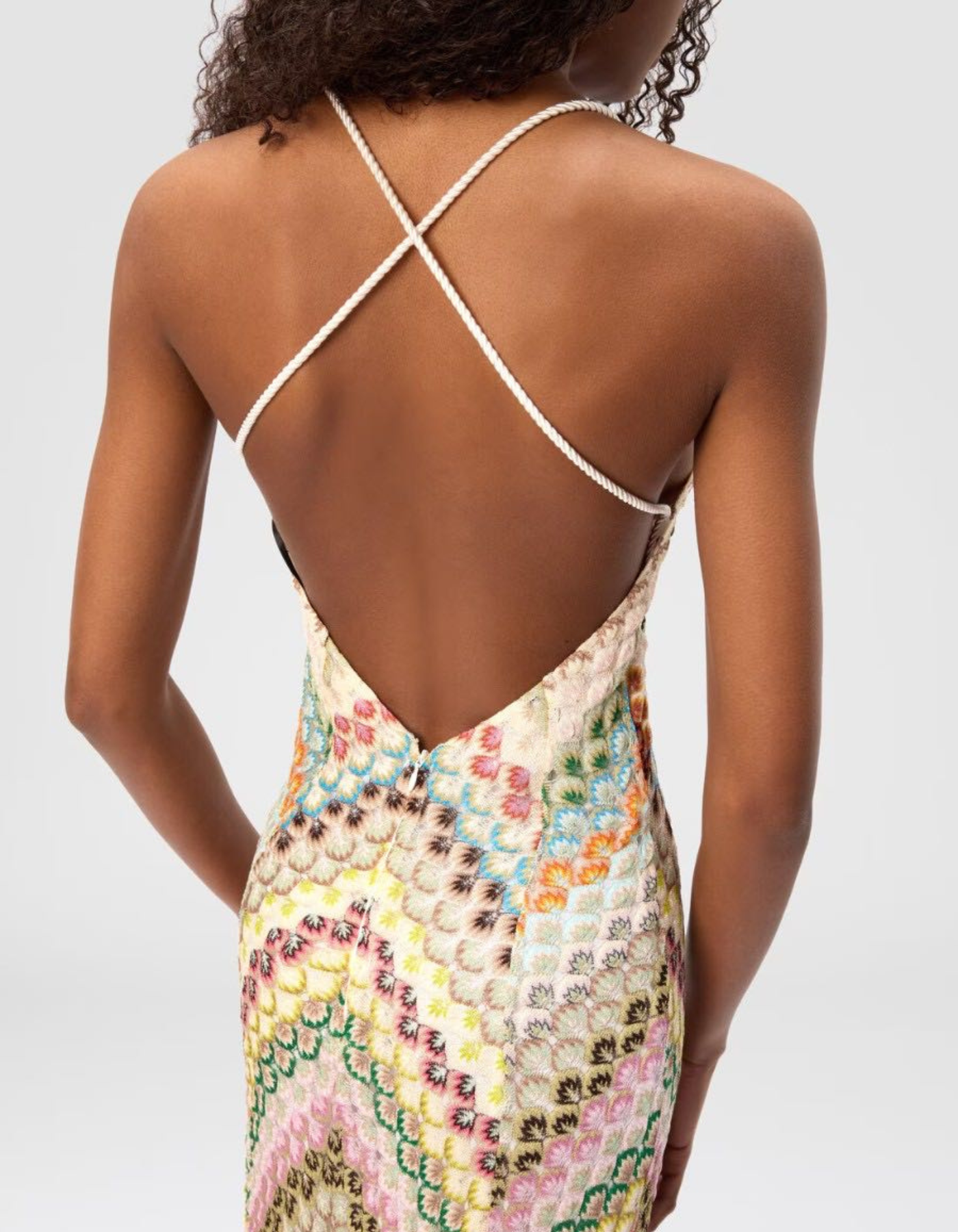 Zinnia – Colourful chevron design – Maxi dress-15259461583221-Mirella Fiore