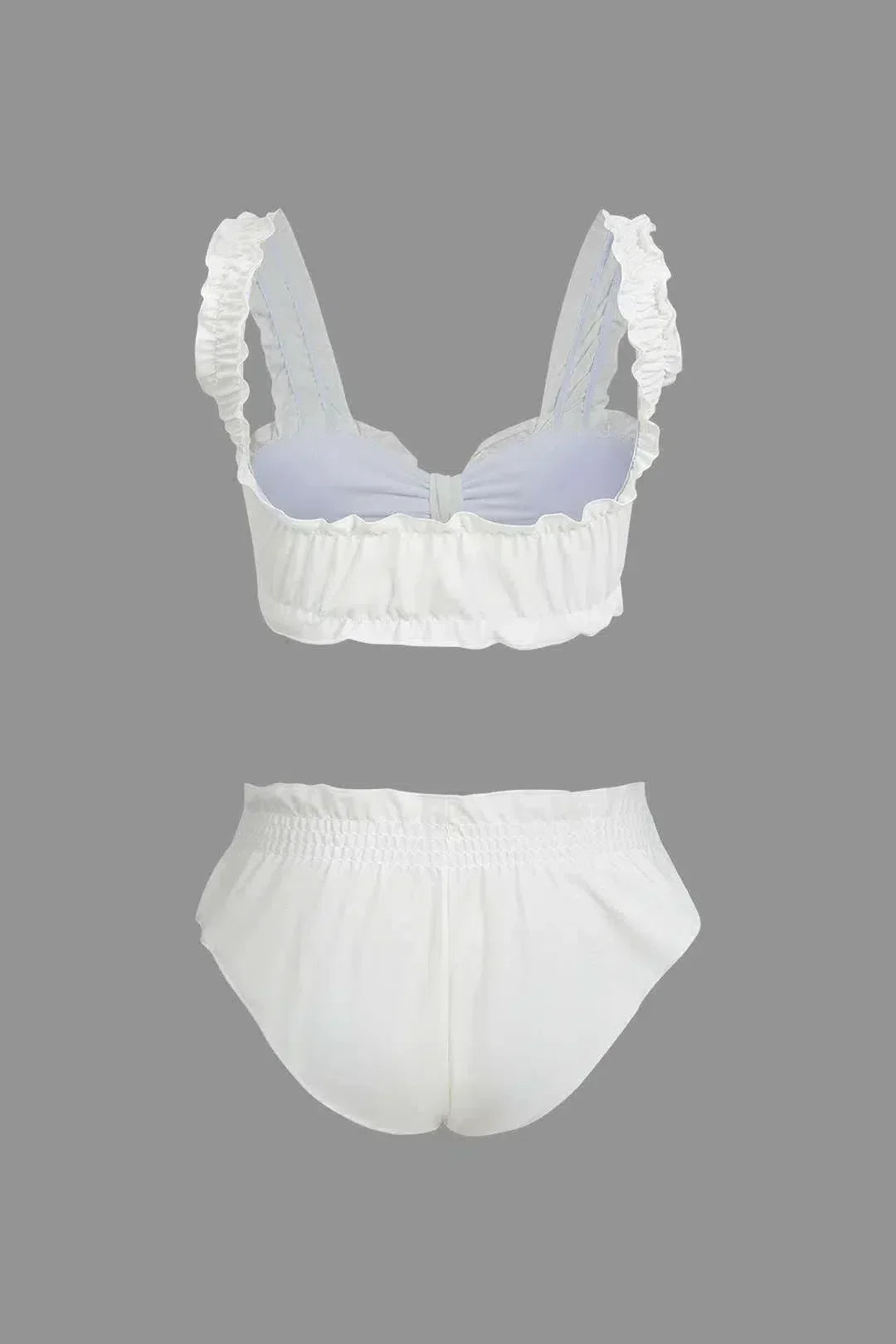 Ziraya – Feminine design – Frill trim bikini set-15133642457461-Mirella Fiore