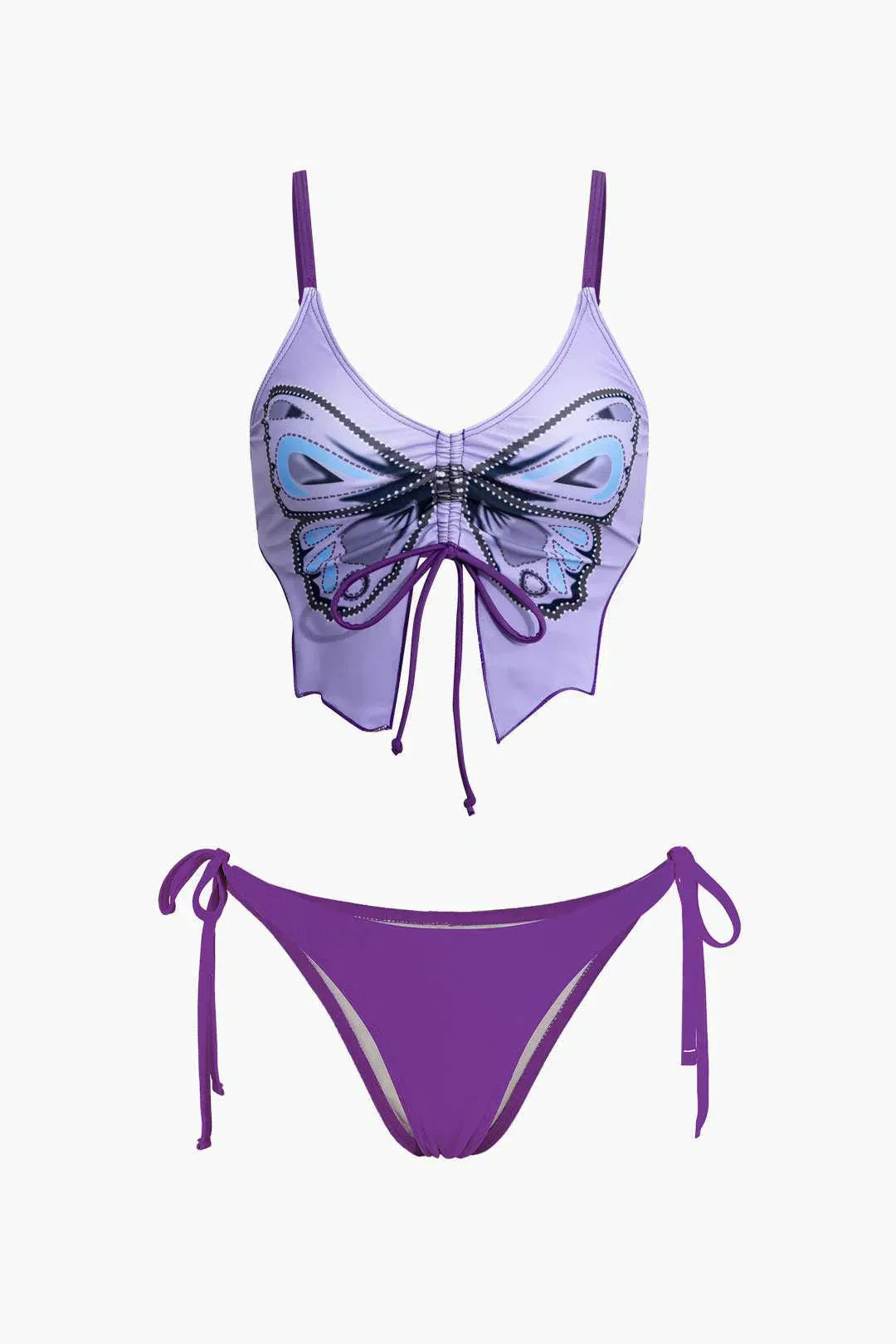 Zirlea – Butterfly pattern – Swimwear set-15133676208501-Mirella Fiore